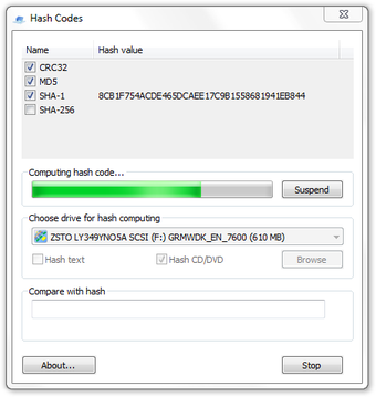 Imagen 0 para Hash Codes Portable (32-b…
