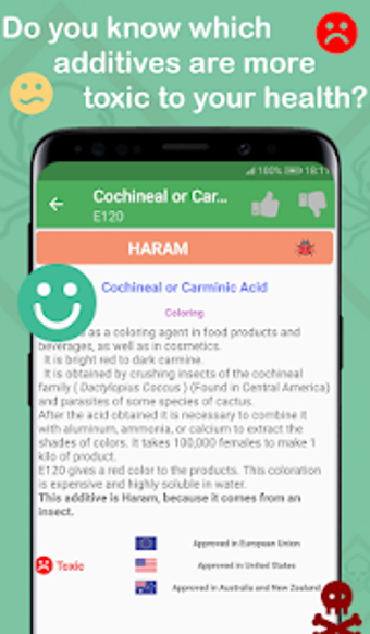 Image 0 for Scan Halal food: Additive…