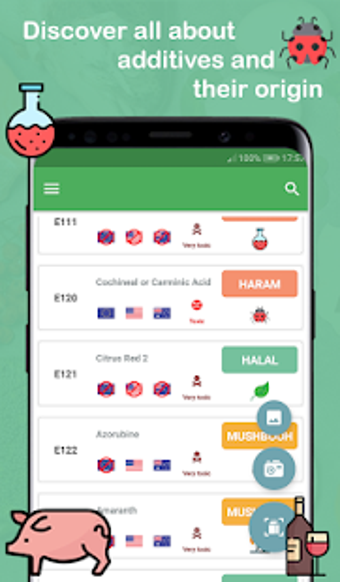 Image 1 for Scan Halal food: Additive…