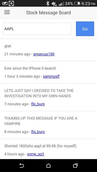 Image 3 for Stock Message Board