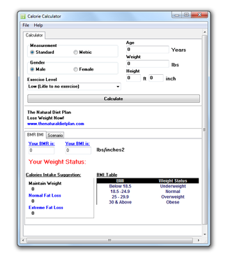 Image 0 for Calorie Calculator
