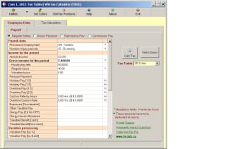 Image 0 for WinTax Calculator