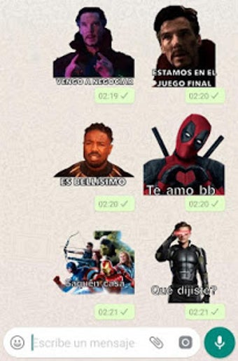 Image 1 for Stickers de Avengers en e…