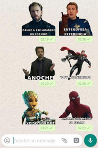 Image 1 for Stickers de Avengers en e…