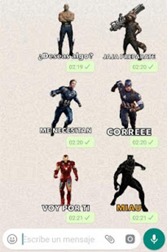 Image 0 for Stickers de Avengers en e…