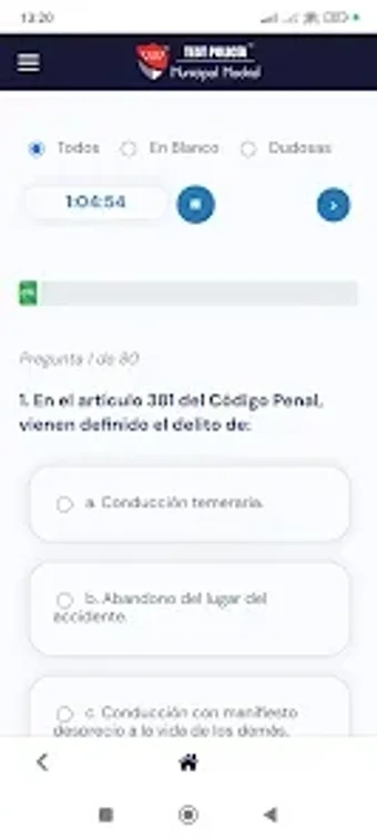Imagen 0 para Test Policia Municipal Ma…
