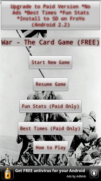Imagen 0 para War - The Card Game Free