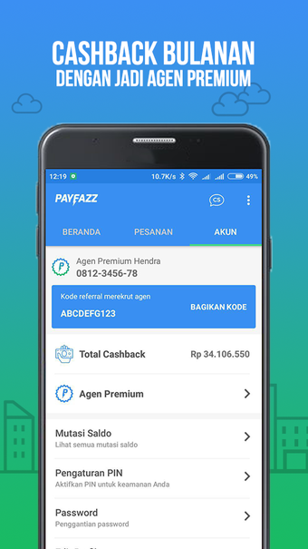 Imagen 1 para Payfazz: Agen Pulsa-PPOB