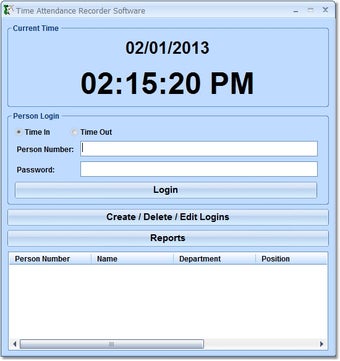 Imagen 0 para Time Attendance Recorder …