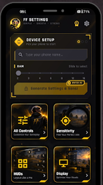 Imagen 0 para FF Settings  Sensi