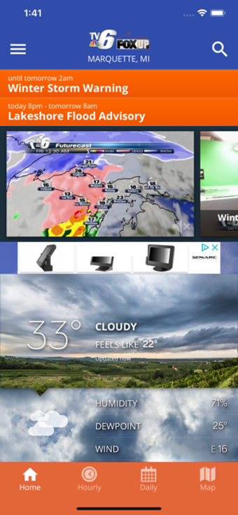 Image 0 for TV6 & FOX UP Weather