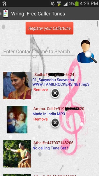 Image 2 for Wring Free Caller Tunes