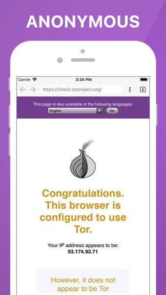 Image 0 for TOR Browser - OrNET Onion…