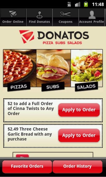 Imagen 0 para Donatos Pizza