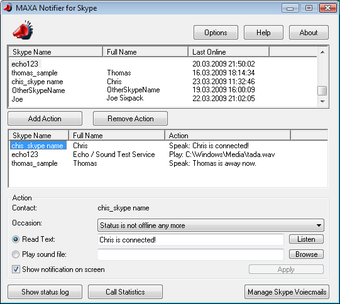 Image 0 for MAXA Notifier for Skype