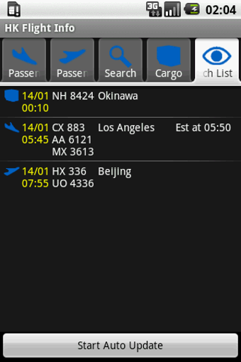 Image 1 for Hong Kong Flight Info