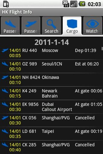 Image 2 for Hong Kong Flight Info