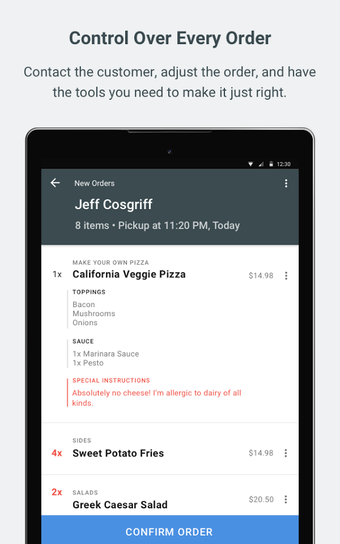 Image 1 for DoorDash Order Manager
