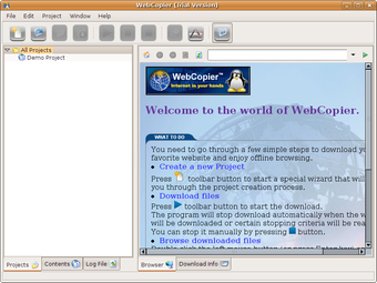 Image 0 for WebCopier for Linux