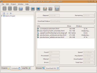 Imagen 1 para WebCopier for Linux