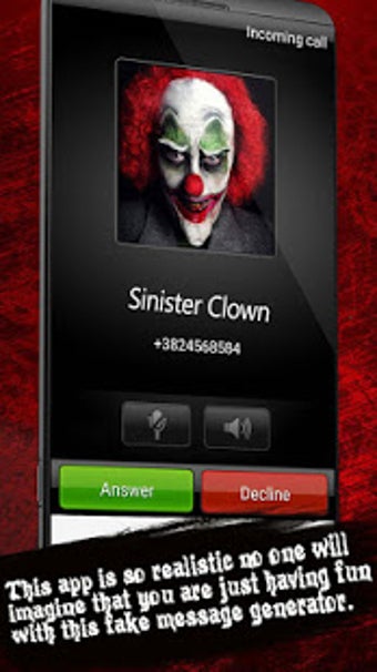 Image 2 for Spooky Clown Fake Call An…