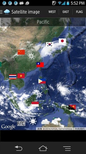 Imagen 3 para Weather Satellite Map