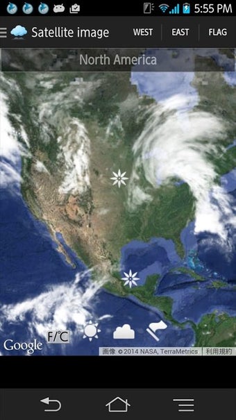 Imagen 2 para Weather Satellite Map