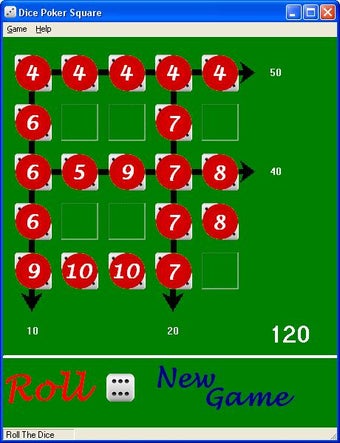 Image 0 for Dice Poker Square