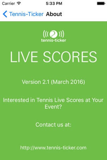 Image 0 for Tennis Ticker Live Scores