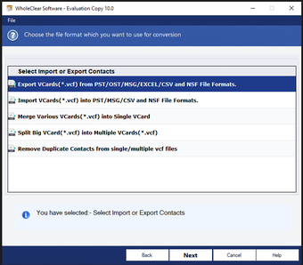 Imagen 0 para WholeClear vCard Duplicat…