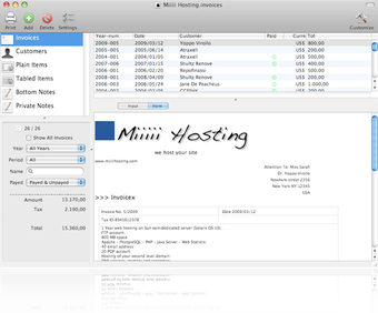 Imagen 0 para Invoices