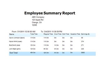 Image 1 for ezTimeSheet Employee Atte…