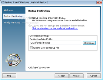 Image 0 for EZ Backup IE and Windows …