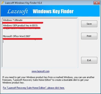 Image 0 for Lazesoft Windows Key Find…