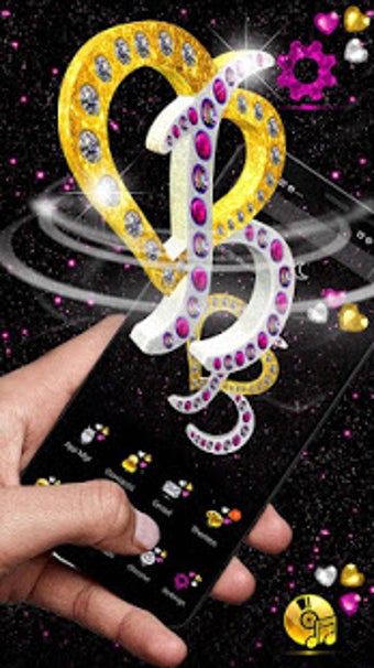 Image 0 for B Letter Love 3D Theme