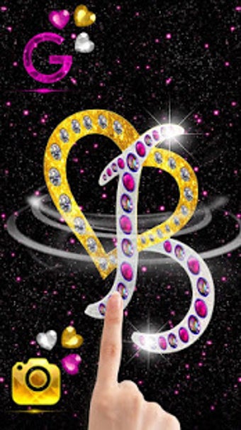 Image 1 for B Letter Love 3D Theme