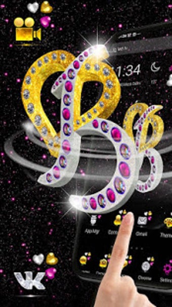 Image 2 for B Letter Love 3D Theme