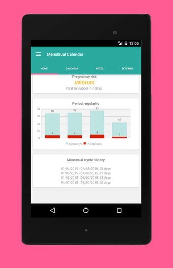 Imagen 2 para Menstrual & Ovulation Cal…