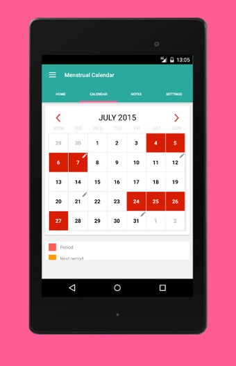 Imagen 1 para Menstrual & Ovulation Cal…
