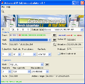 Image 0 for Advanced IP Address Calcu…