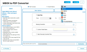 Imagen 0 para Cigati MBOX to PDF Conver…