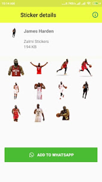 Imagen 1 para WAStickerApps - Basketbal…