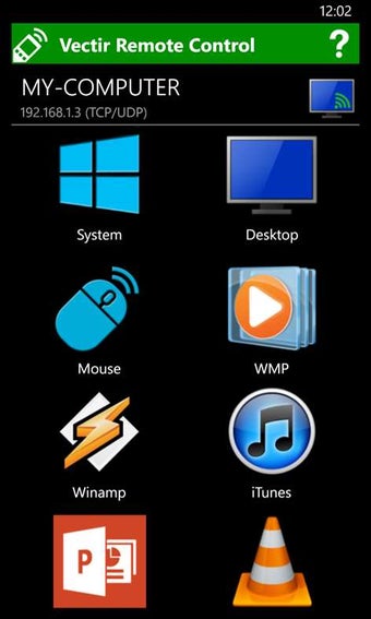 Imagen 1 para Vectir Remote for Windows…