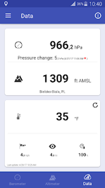 Image 1 for Barometer & Altimeter