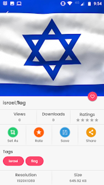 Image 2 for Israel Flag Wallpaper