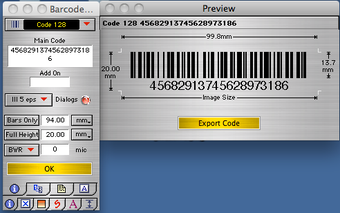 Image 0 for Barcode X