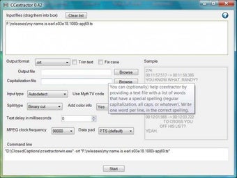 Imagen 0 para CCExtractor