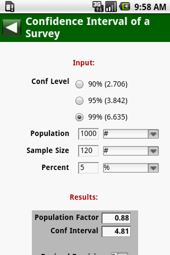 Image 2 for MedCalc 3000 EBM Stats