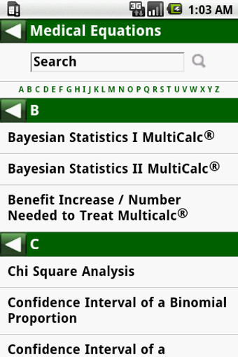 Image 1 for MedCalc 3000 EBM Stats