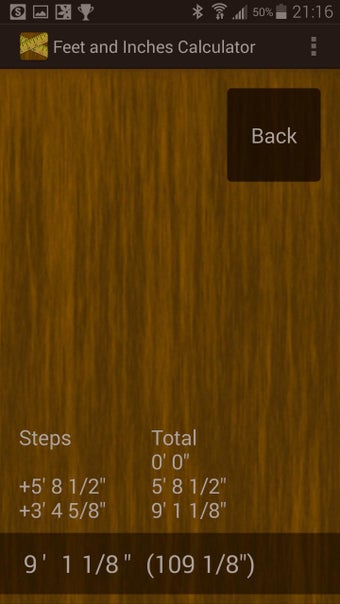 Imagen 2 para Fast Feet & Inches Calcul…